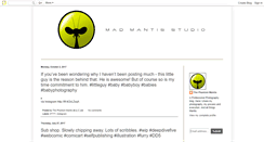 Desktop Screenshot of madmantisstudio.blogspot.com