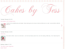 Tablet Screenshot of cakesbytess.blogspot.com