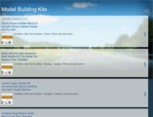 Tablet Screenshot of modelbuildingkits.blogspot.com