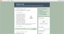 Desktop Screenshot of drunkinlife.blogspot.com