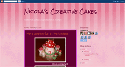 Desktop Screenshot of nicolascreativecakes.blogspot.com