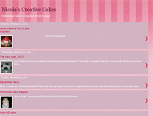 Tablet Screenshot of nicolascreativecakes.blogspot.com