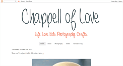 Desktop Screenshot of chappelloflove.blogspot.com