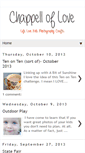 Mobile Screenshot of chappelloflove.blogspot.com