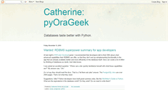 Desktop Screenshot of catherinedevlin.blogspot.com