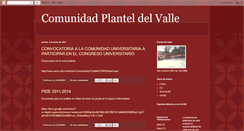 Desktop Screenshot of comunidadplanteldelvalle.blogspot.com