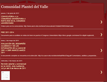 Tablet Screenshot of comunidadplanteldelvalle.blogspot.com