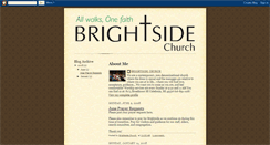 Desktop Screenshot of brightsidechurch.blogspot.com