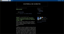 Desktop Screenshot of historia-direito-ufpr.blogspot.com