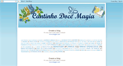 Desktop Screenshot of cantinhodocemagia.blogspot.com