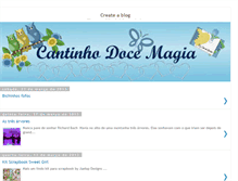 Tablet Screenshot of cantinhodocemagia.blogspot.com
