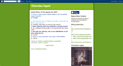 Desktop Screenshot of charadaslegais.blogspot.com