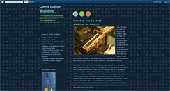 Desktop Screenshot of jimsguitarbuilding.blogspot.com