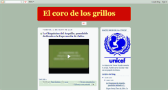 Desktop Screenshot of el-coro-de-los-grillos.blogspot.com