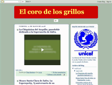 Tablet Screenshot of el-coro-de-los-grillos.blogspot.com