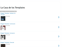 Tablet Screenshot of lacasadelostemplates.blogspot.com