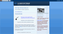 Desktop Screenshot of lanavedepsique.blogspot.com