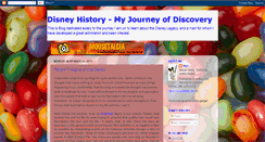 Desktop Screenshot of disneyhistory-myjourneyofdiscovery.blogspot.com