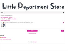 Tablet Screenshot of little-department-store.blogspot.com