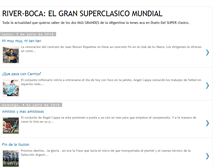 Tablet Screenshot of elduelodelsuperclasico.blogspot.com