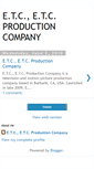 Mobile Screenshot of etcetcproductioncompany.blogspot.com