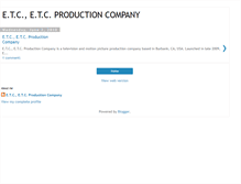 Tablet Screenshot of etcetcproductioncompany.blogspot.com