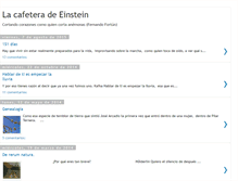 Tablet Screenshot of lacafeteradeeinstein.blogspot.com