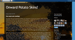 Desktop Screenshot of onwardpotatoskins.blogspot.com