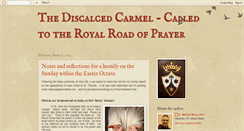 Desktop Screenshot of discalcedcarmelitefriar.blogspot.com