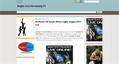 Desktop Screenshot of liverugbytvstreaming.blogspot.com