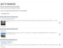 Tablet Screenshot of jenintanzania.blogspot.com