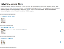 Tablet Screenshot of judysnowmosaics.blogspot.com