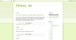 Desktop Screenshot of afrikas.blogspot.com