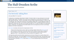 Desktop Screenshot of halfdrunkenscribe.blogspot.com