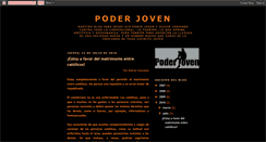 Desktop Screenshot of poder-joder-joven.blogspot.com