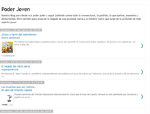 Tablet Screenshot of poder-joder-joven.blogspot.com