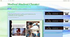 Desktop Screenshot of medicalstudentcheater.blogspot.com