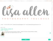 Tablet Screenshot of lisaallenphotography.blogspot.com