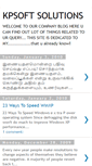 Mobile Screenshot of kpsoftsolutions.blogspot.com