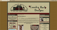 Desktop Screenshot of countryhartdesigns.blogspot.com