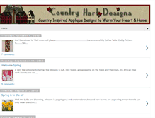 Tablet Screenshot of countryhartdesigns.blogspot.com