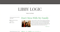 Desktop Screenshot of libbylogic.blogspot.com