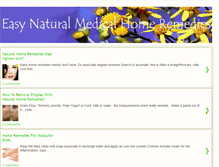 Tablet Screenshot of easynaturalhomeremedies.blogspot.com