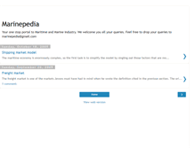 Tablet Screenshot of marinepedia.blogspot.com