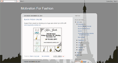 Desktop Screenshot of motivationforfashion.blogspot.com