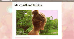 Desktop Screenshot of memyselfandfashionbitch.blogspot.com