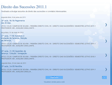 Tablet Screenshot of direitodassucessoes2011.blogspot.com