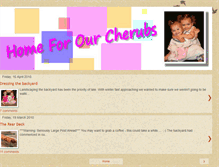 Tablet Screenshot of homeforourcherubs.blogspot.com