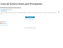 Tablet Screenshot of cursodeguitarraprincipiantes3.blogspot.com