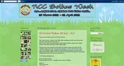 Desktop Screenshot of nccbolkusweek.blogspot.com